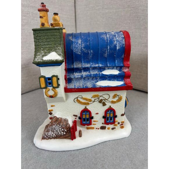 Department 56 Heritage North Pole- Christmas Bread Bakers #56393 Retired - Picture 5 of 9